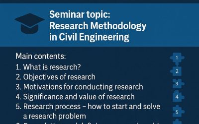 Seminar on “Research Methodology in Civil Engineering”