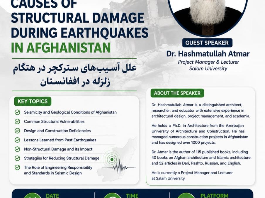Causes of Structural Damage During Earthquakes in Afghanistan
